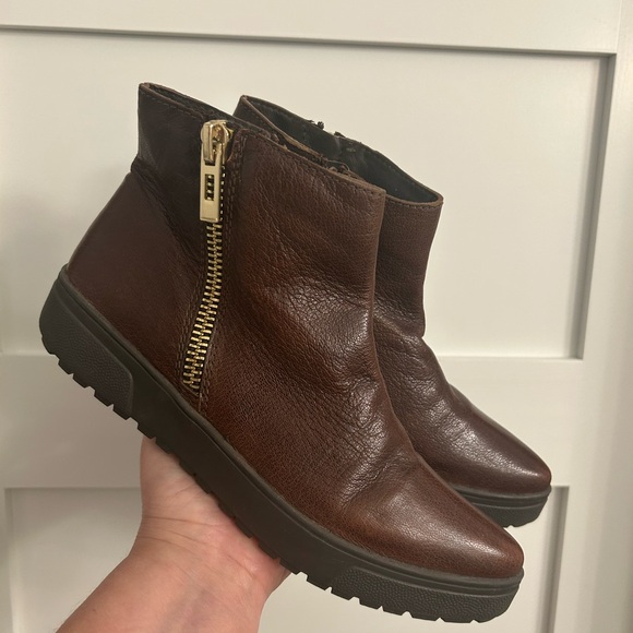 Chelsea Crew Brown London Leather Ankle Boots Size 40 - Picture 3 of 14